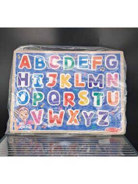 Melissa & Doug Ms. Rachel Wooden Phonics Sound Puzzle Ages 2+